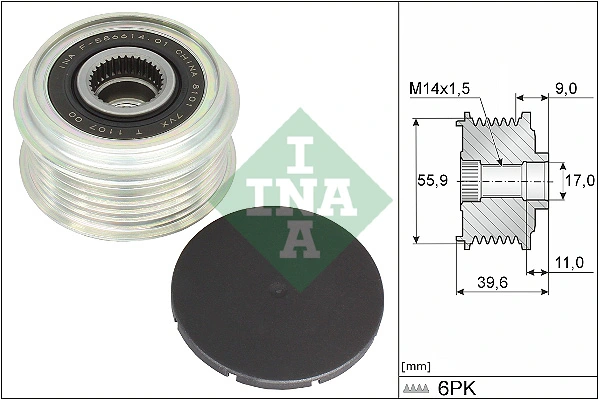 Alternator Freewheel Clutch